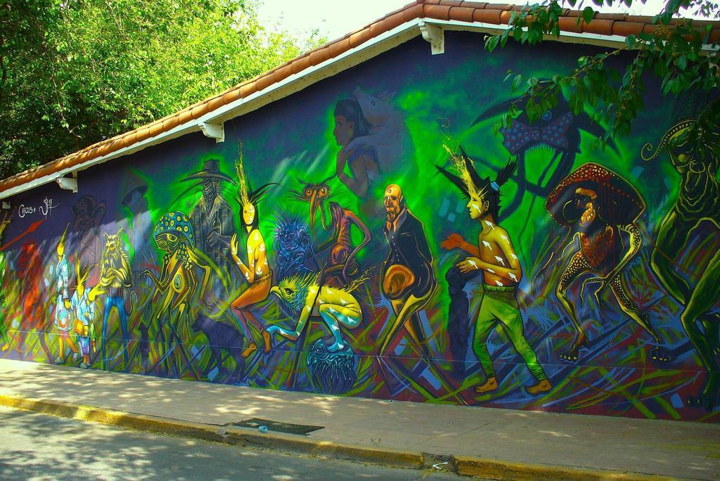 Hostel De Los Artistas เมนโดซา ภายนอก รูปภาพ